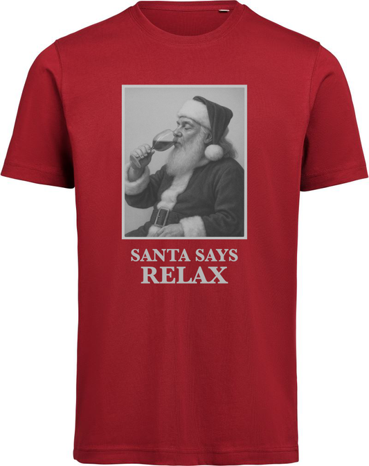 T-Shirt "Santa Says Relax" - Unisex Basic