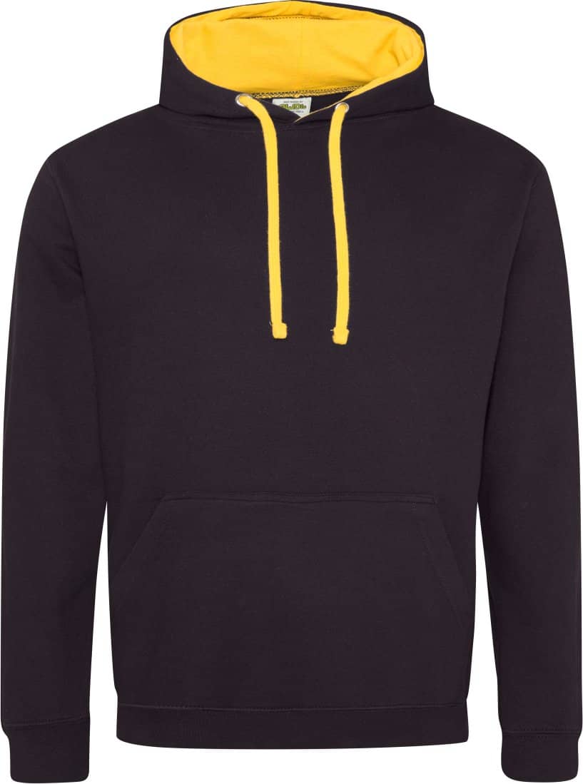 Varsity Hoodie Jet Black / Gold