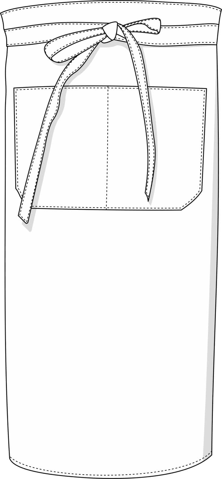 Schürze - Cook`s Apron with Pocket