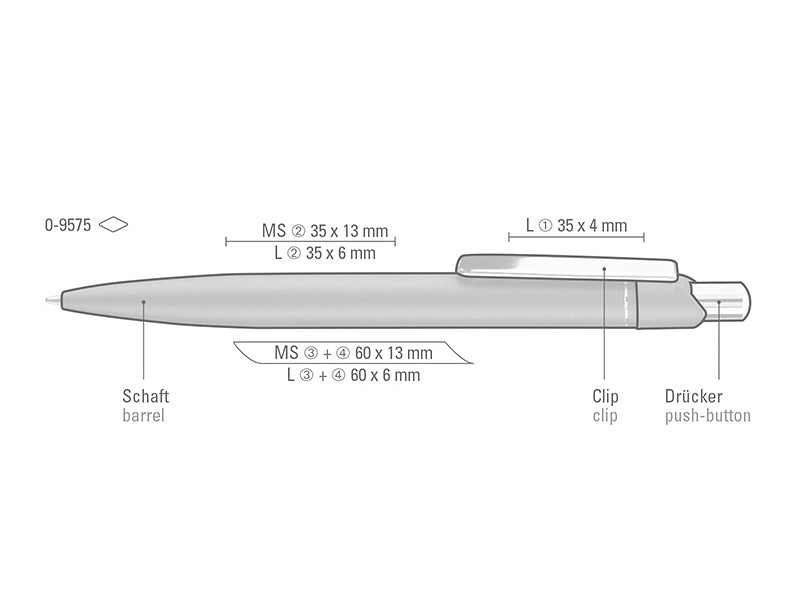 0-9575 – PRIMUS - Metall-Druckkugelschreiber