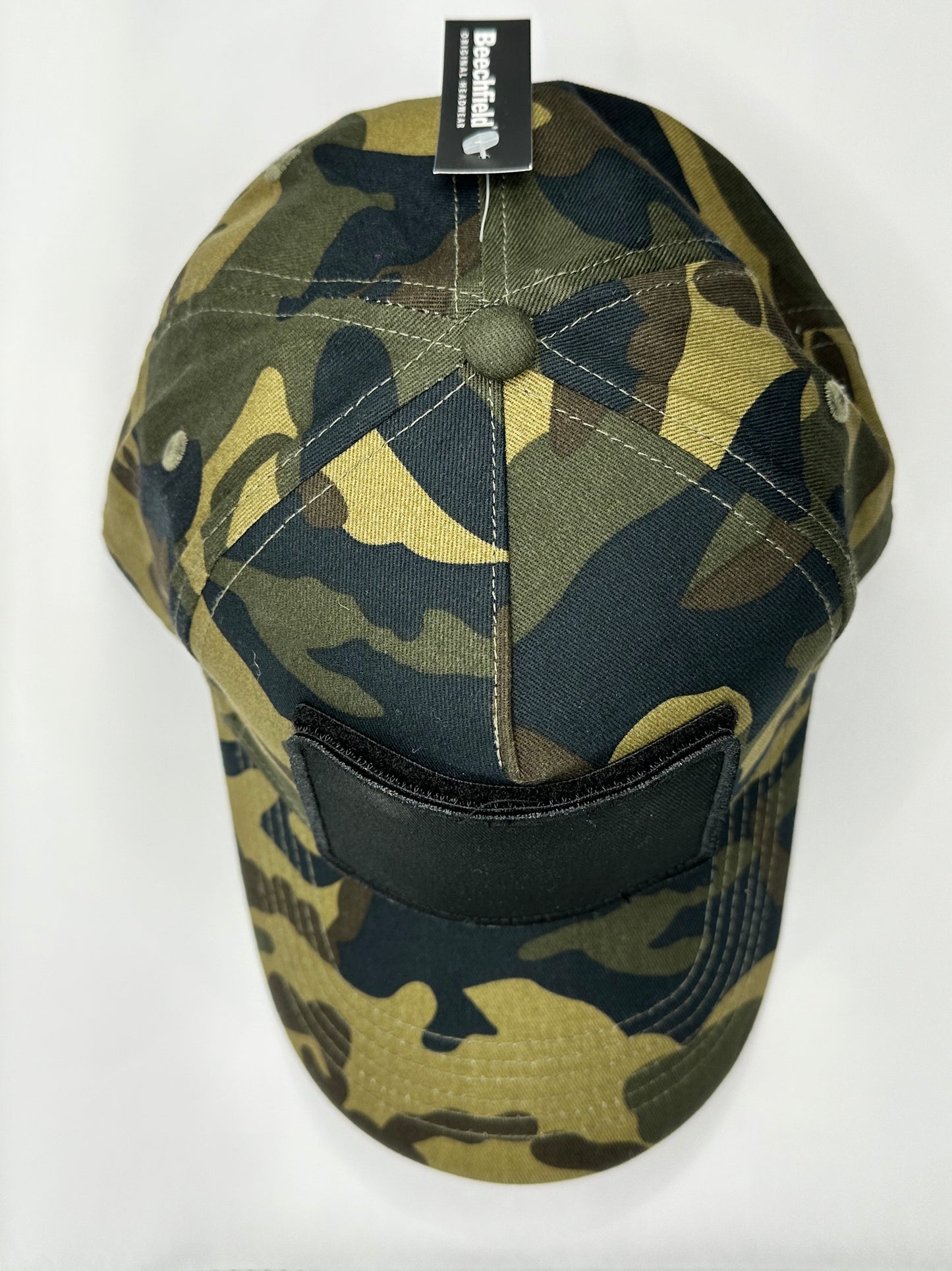 Beechfield Removable Patch 5 Panel Cap Jungle Camo