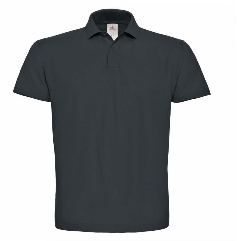 ID.001 Piqué Polo mit Logo Druck auf Brust