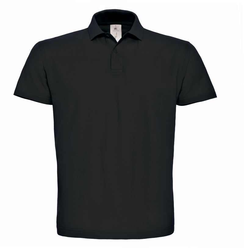 ID.001 Piqué Polo mit Logo Druck auf Brust