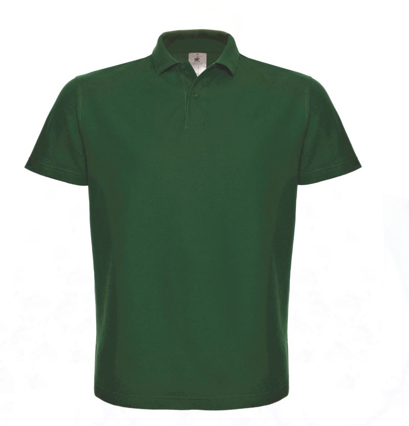 ID.001 Piqué Polo mit Logo Druck auf Brust