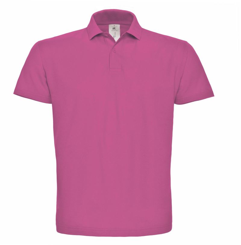 ID.001 Piqué Polo mit Logo Druck auf Brust