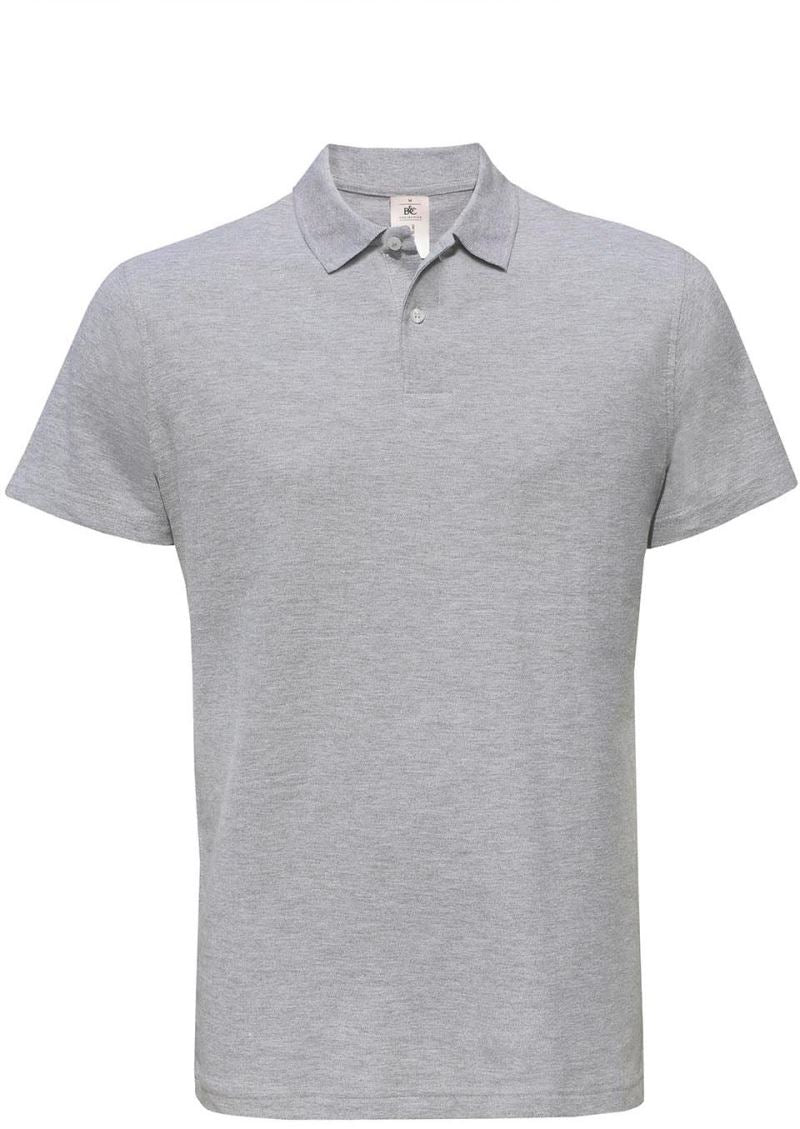 ID.001 Piqué Polo mit Logo Druck auf Brust