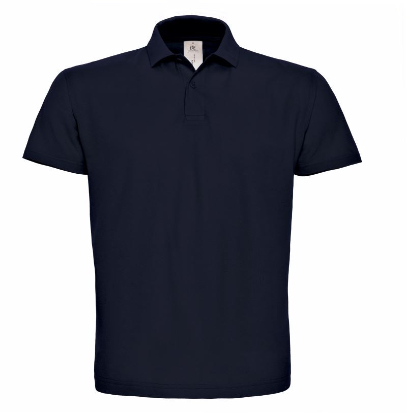 ID.001 Piqué Polo mit Logo Druck auf Brust