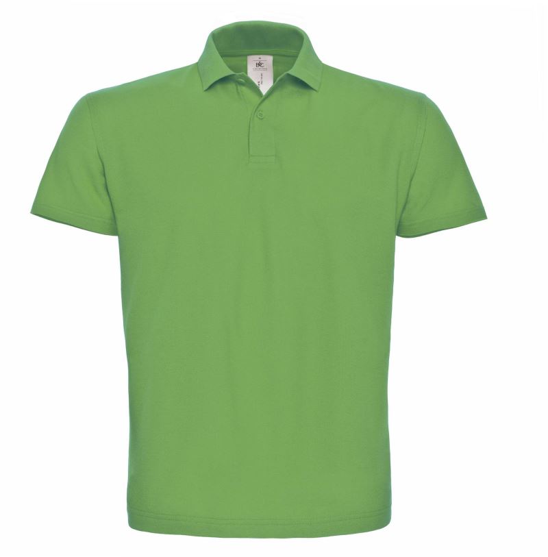 ID.001 Piqué Polo mit Logo Druck auf Brust