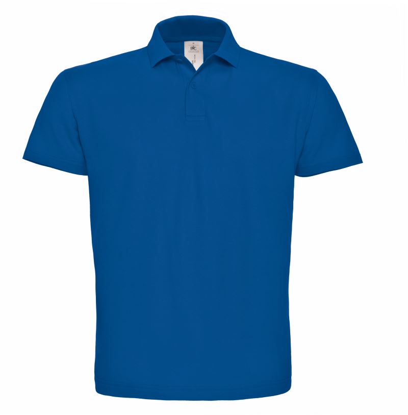 ID.001 Piqué Polo mit Logo Druck auf Brust