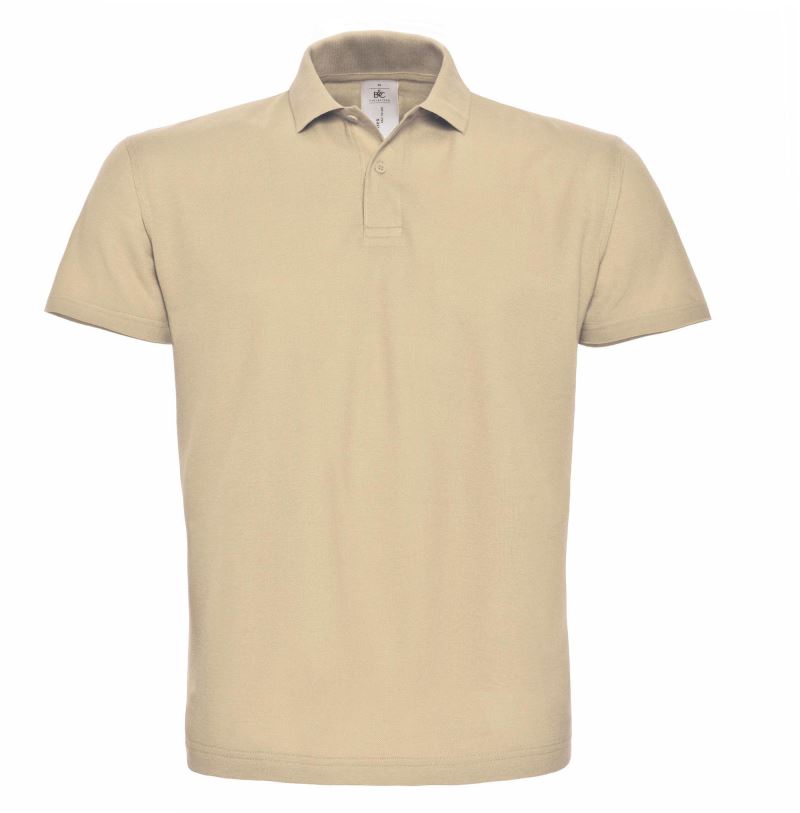 ID.001 Piqué Polo mit Logo Druck auf Brust