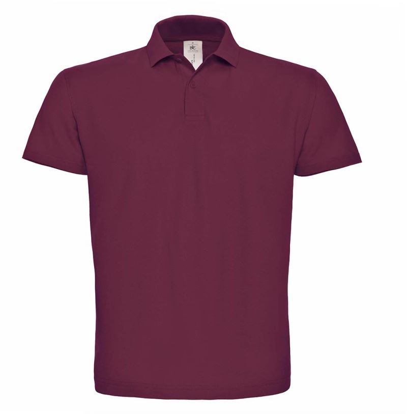 ID.001 Piqué Polo mit Logo Druck auf Brust