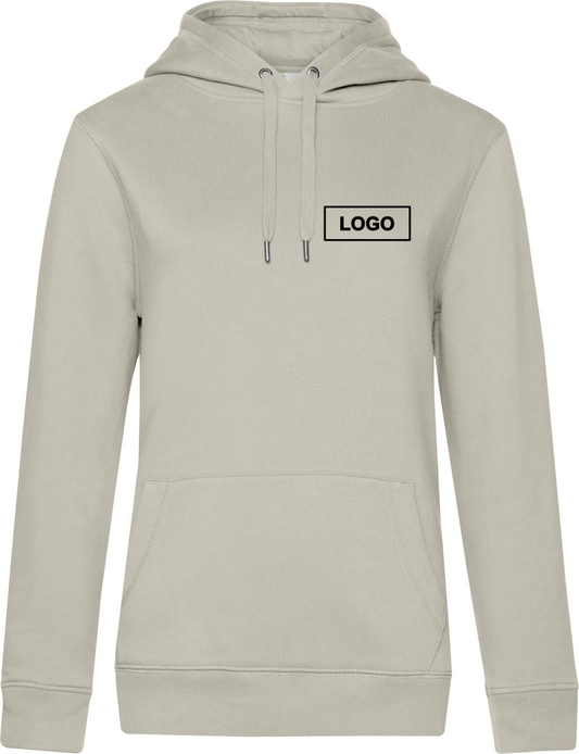 B&C QUEEN Damen Hoodie Grey Fog