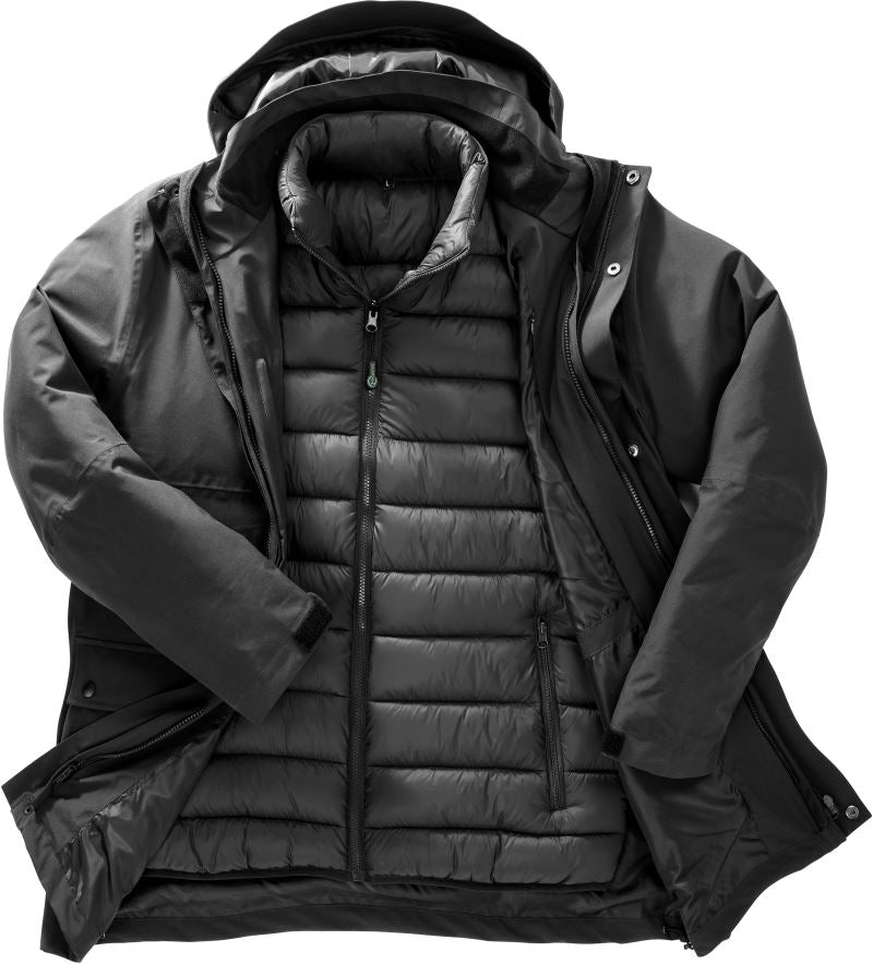 Wattierte Ripstop 3-in-1 Jacke