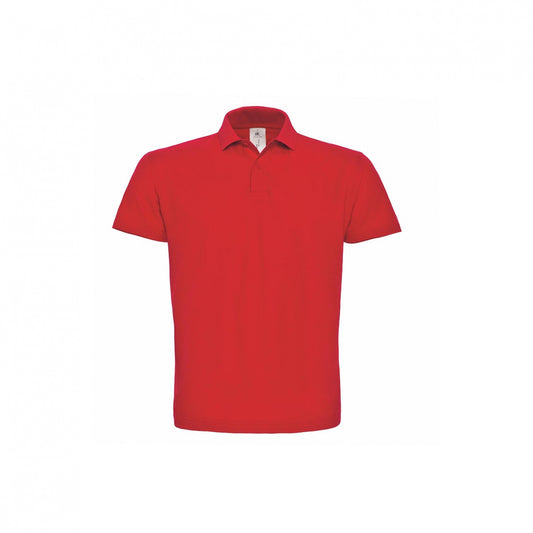 B&C ID.001 Polo Shirt Unisex Red