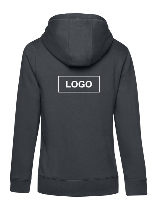 B&C QUEEN Damen Hoodie Aspahalt