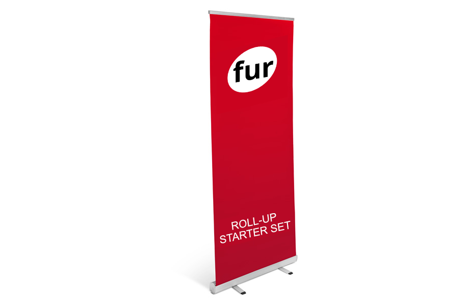 Roll-Up Starter, System inkl. Druck