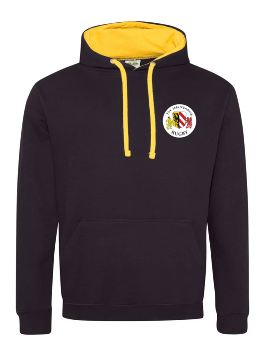 TSV 1846 RUGBY Hoodie Black/Gold