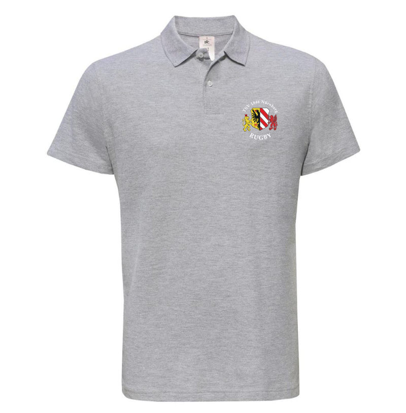 Polo Shirt TSV 1846 RUGBY Heather Grey