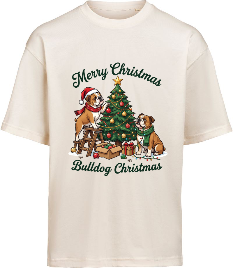 T-Shirt X-mas tree Bulldogg  - Unisex Basic