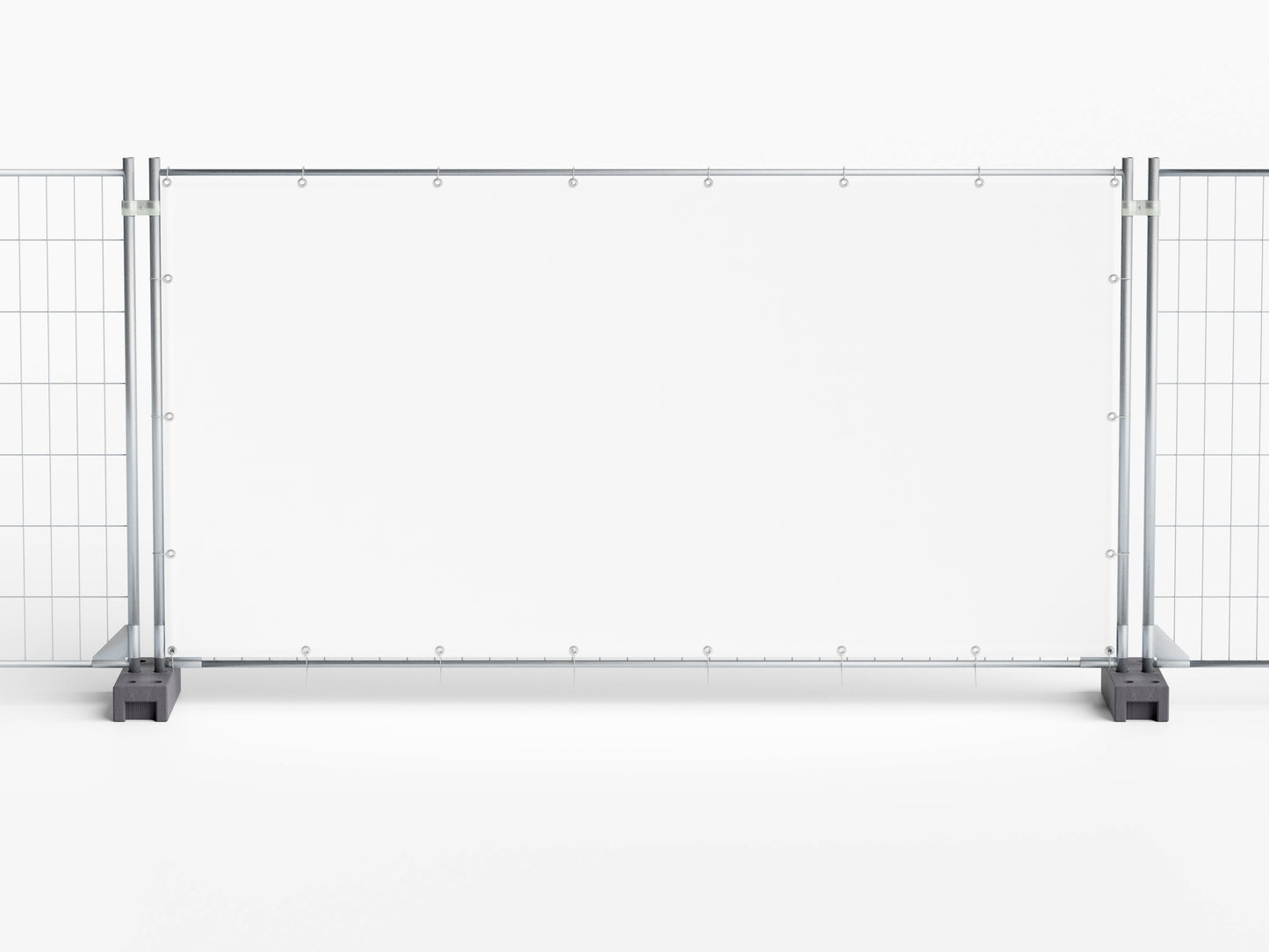 Plane für Bauzaun 340 x 173 cm