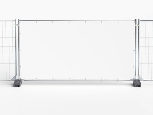 Plane für Bauzaun 340 x 173 cm