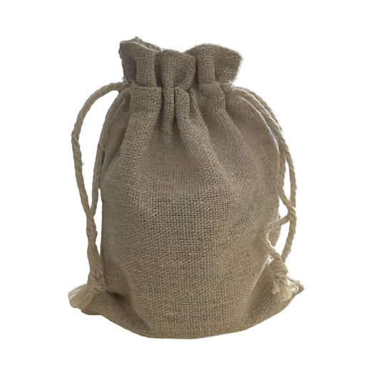 Baumwollsäckchen mit Baumwollkordel und Logodruck