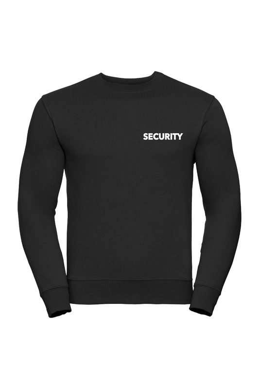 Russell Authentic Sweatshirt Black SECURITY